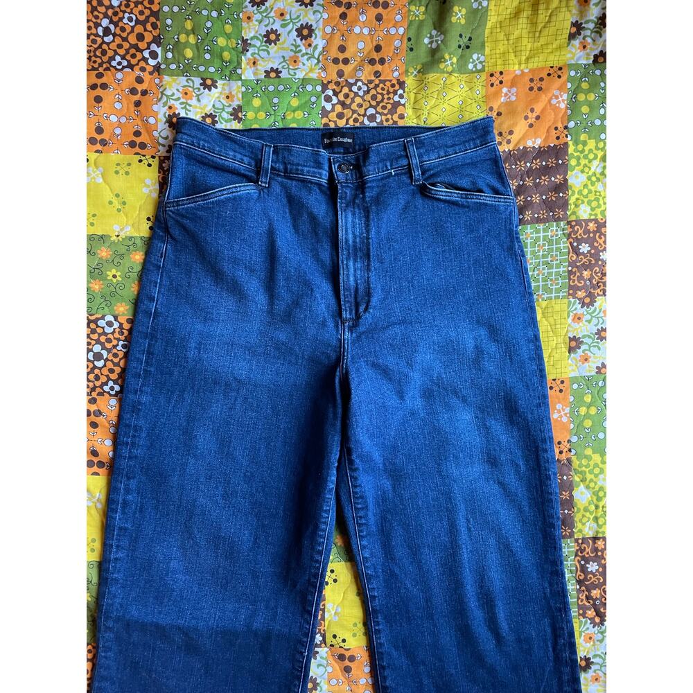 Favorite Daughter The Mischa Columbia Super High Rise Wide Leg Ankle sz 34 - Picture 5 of 8